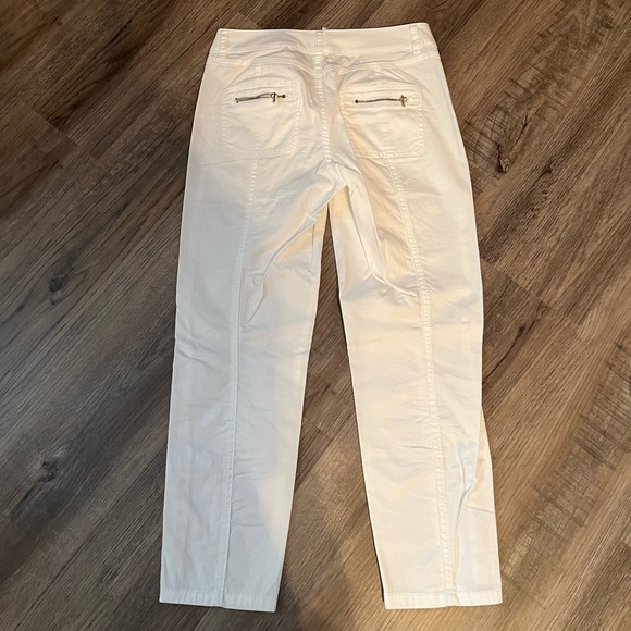 Cache White Casual Slacks Size 2 - Picture 4 of 5